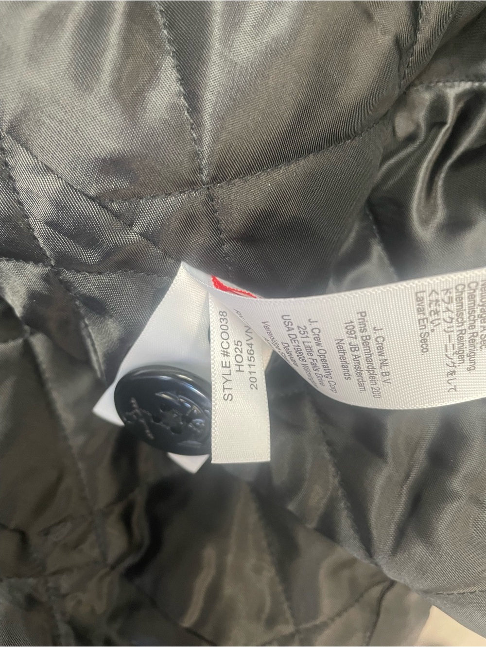 J. CREW Dock peacoat in wool blend with PrimaLoft® Navy Size M NWT $498 C0038 - Picture 12 of 12